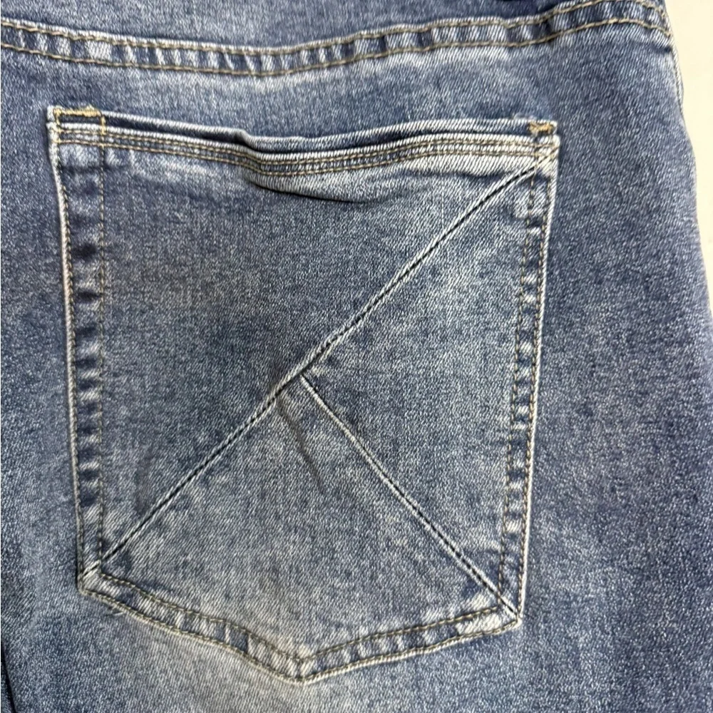Kuwallatee Blue Paint-Splatter Denim Jeans Men’s Size 36